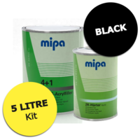 MIPA 4 + 1 PRIMER KIT BLACK (5 LITRE KIT)