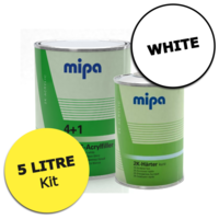 MIPA 4 + 1 PRIMER KIT WHITE (5 LITRE KIT)