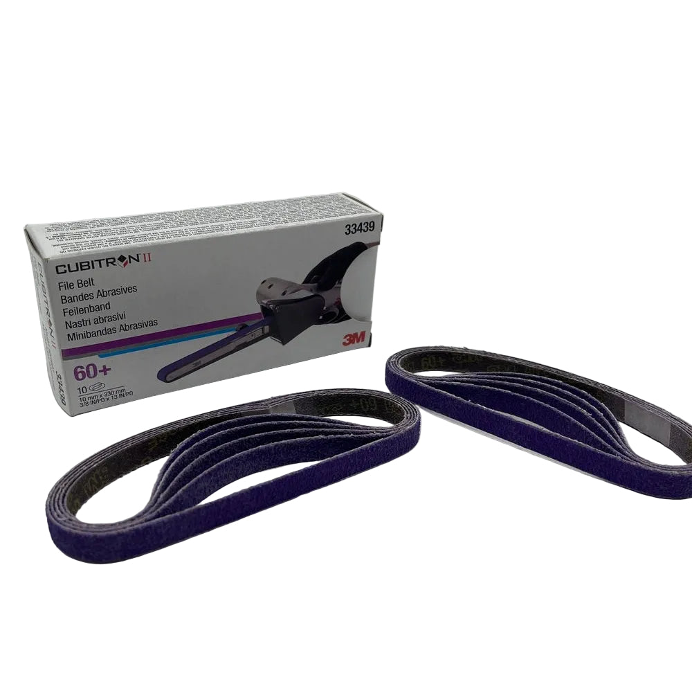 3M CUBITRON II FILE BELTS (10MM X 330) (P60+) 33439 2
