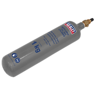 SEALEY GAS CYLINDER REFILLABLE CARBON DIOXIDE (1KG)