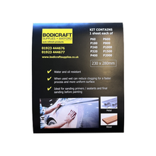 BODICRAFT WET & DRY SHEETS (MIXED PACK)