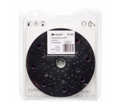 3M HOOKIT BACK-UP PAD MULTIHOLE (150MM)