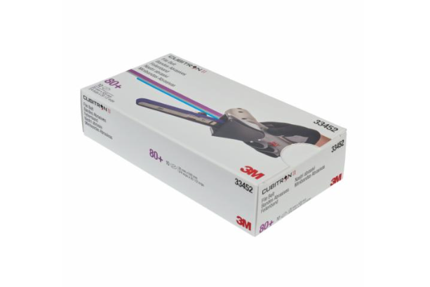 3M CURITRON II FILE BELTS (20MM X 520MM) (P80) 33452