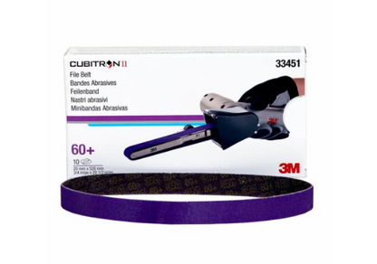 3M CURITRON II FILE BELTS (20MM X 520MM) (P80) 33452 3