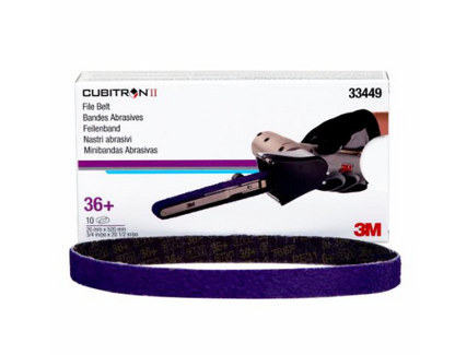 3M CURITRON II FILE BELTS (20MM X 520MM) (P36) 33449