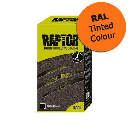 UPOL RAPTOR RAL TINTED COLOUR (0.95 LITRE KIT)