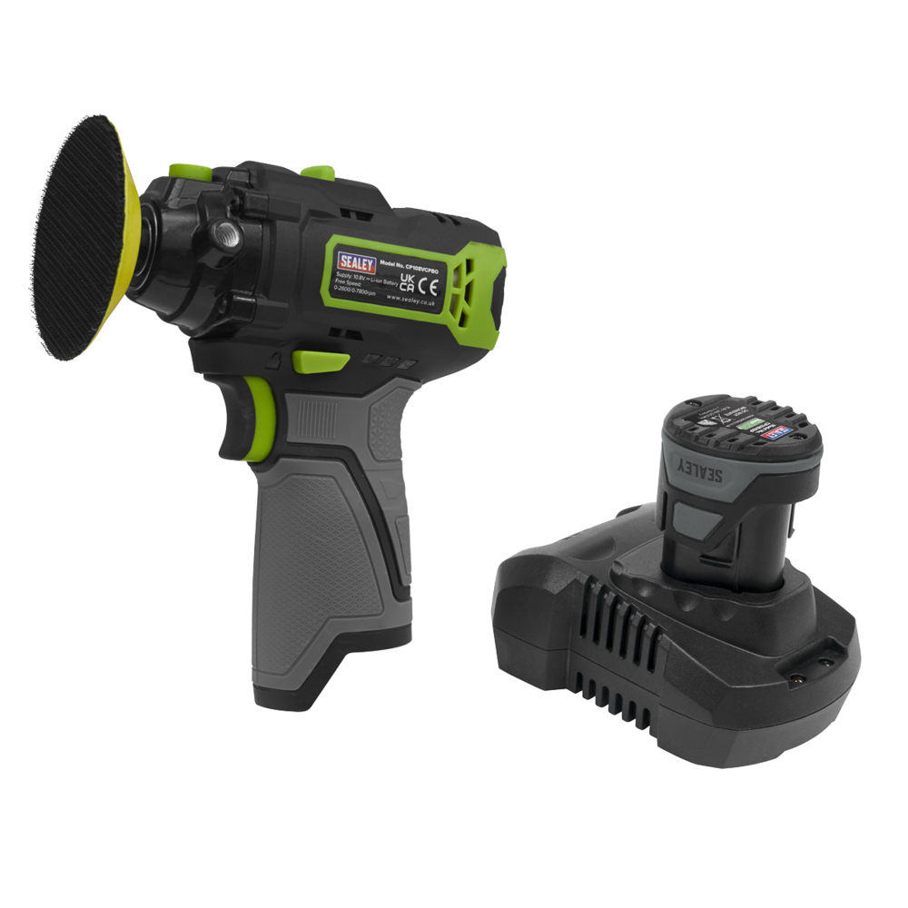 SEALEY CORDLESS POLISHER 75MM (CP108VCP)