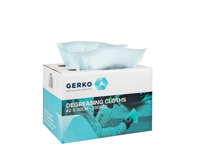 GERKO DEGREASING CLOTHS (BLUE) BOX