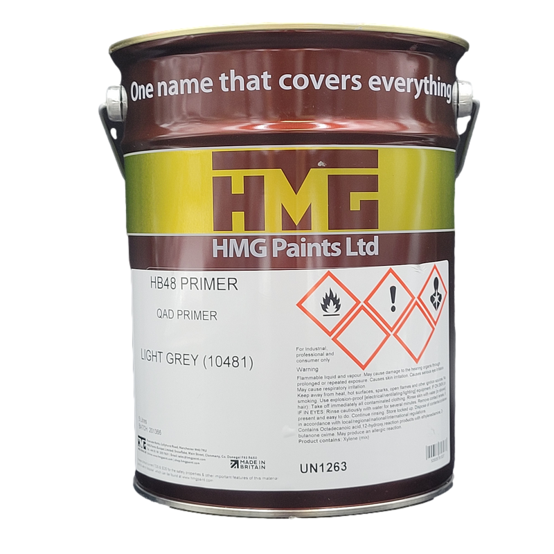 HMG (HB48) HIGHBUILD 1K PRIMER LIGHT GREY 5L