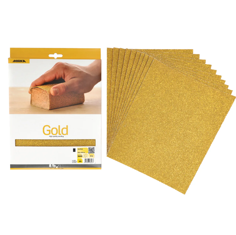 MIRKA GOLD PAPER 230MM X 280MM
