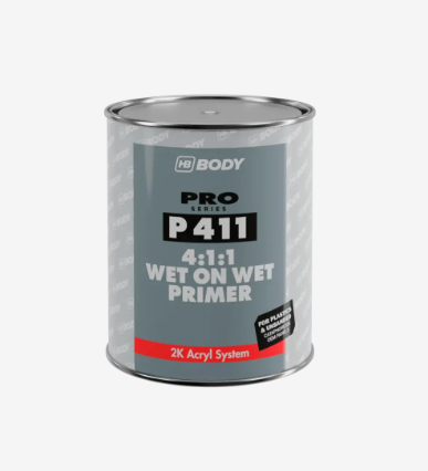 HB BODY P411 4:1:1 WET ON WET PRIMER (1.25L KIT)