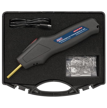 SEALEY RECHARGEABLE HOT STAPLER KIT 18W (SDL16) 2