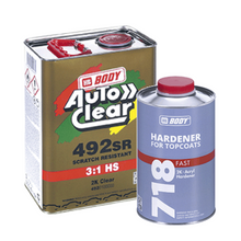 HB BODY AUTO CLEAR 492SR HS (3:1) KIT