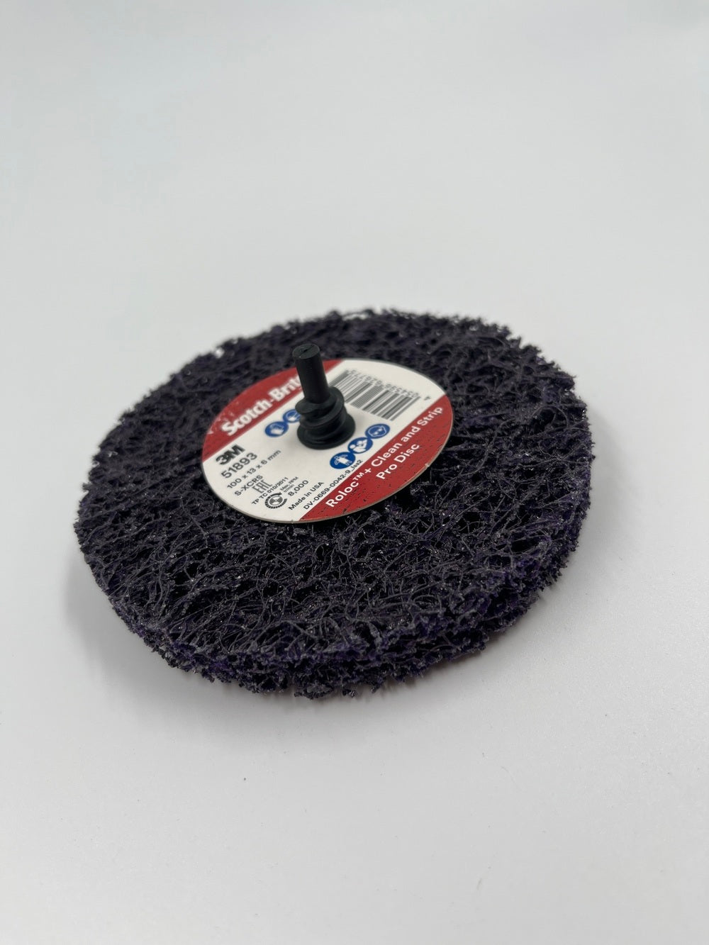 3M PURPLE CLEAN & STRIP WHEEL ROLOC 51893 2