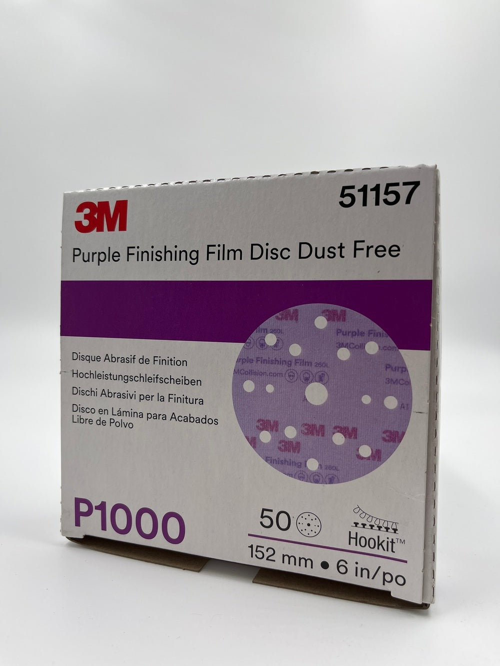 3M PURPLE FINISHING FILM DISC DUST FREE