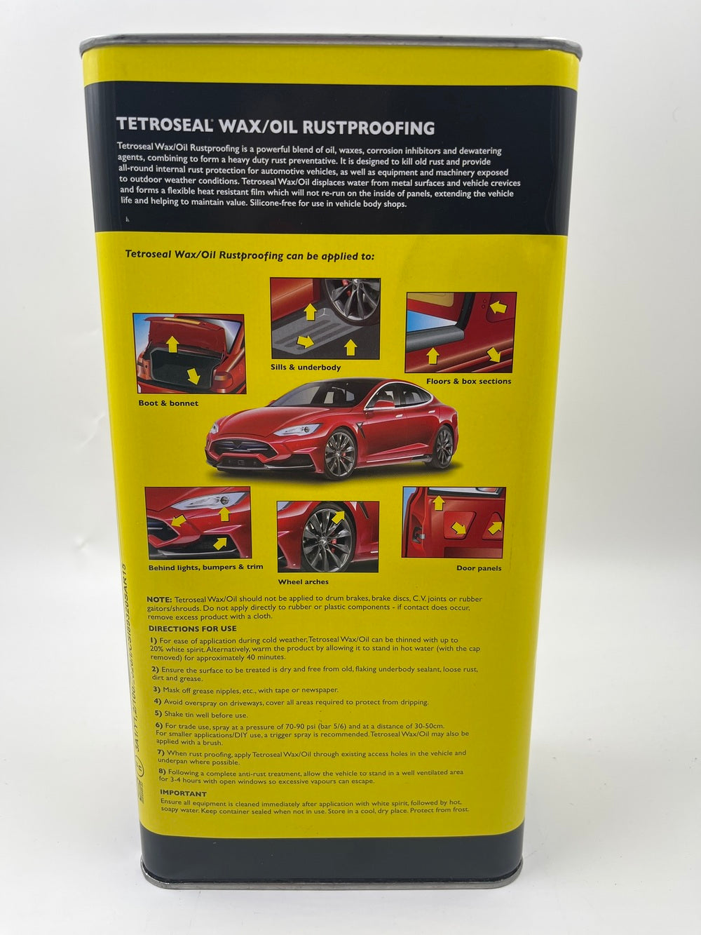 CAR PLAN TETROSEAL WAX / OIL RUSTPROOFING (5 LITRE) 3