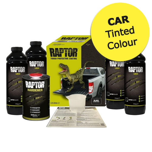 UPOL RAPTOR CAR TINTED COLOUR (3.8 LITRE KIT)