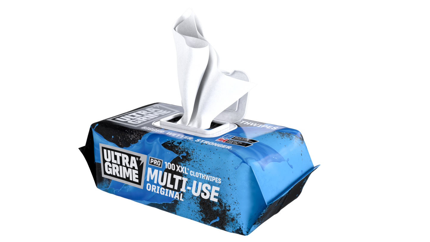 ULTRAGRIME PRO MULTI-USE 100 XXL+ CLOTHWIPES (100pk)