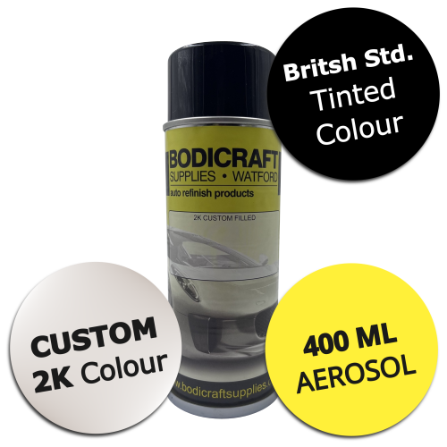 CUSTOM MIXED 2K BRITISH STANDARD COLOUR (AEROSOL)