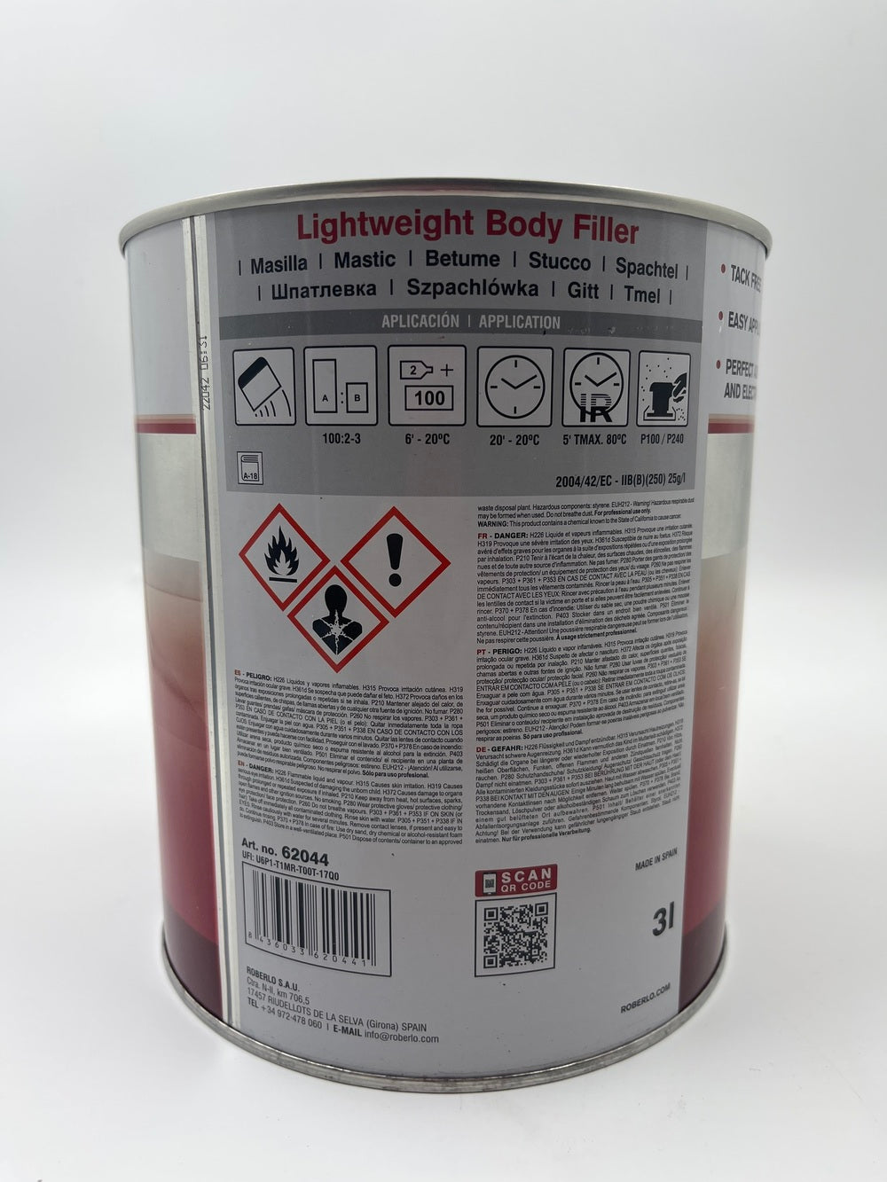 ROBERLO MAXILIGHT PLUS LIGHTWEIGHT BODY FILLER 3