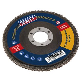 SEALEY FLAP ALUMINIUM OXIDE DISC (115mm x 22mm)