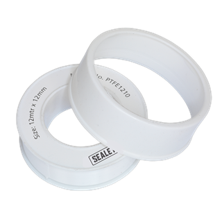 SEALEY PTFE TAPE (10 PACK) 12MM x 12M 2