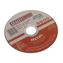 SEALEY CUTTING DISC 115 x 1.2MM (10 PACK) 2