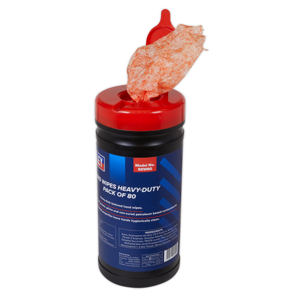 SEALEY HAND WIPES HEAVY DUTY 2