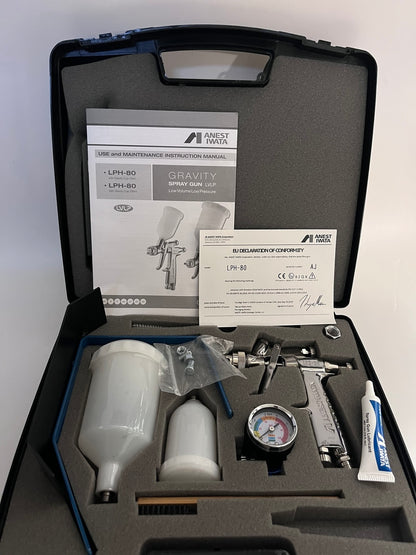 IWATA LPH80 HVLP MINI SPRAY GUN KIT