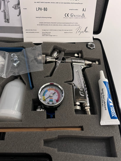 IWATA LPH80 HVLP MINI SPRAY GUN KIT 3