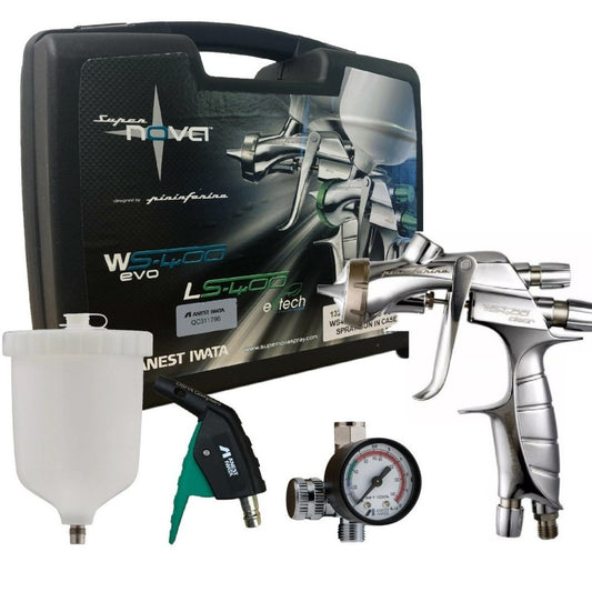 IWATA LS400 HVLP 1.3 SPRAY GUN KIT BASECOAT 2