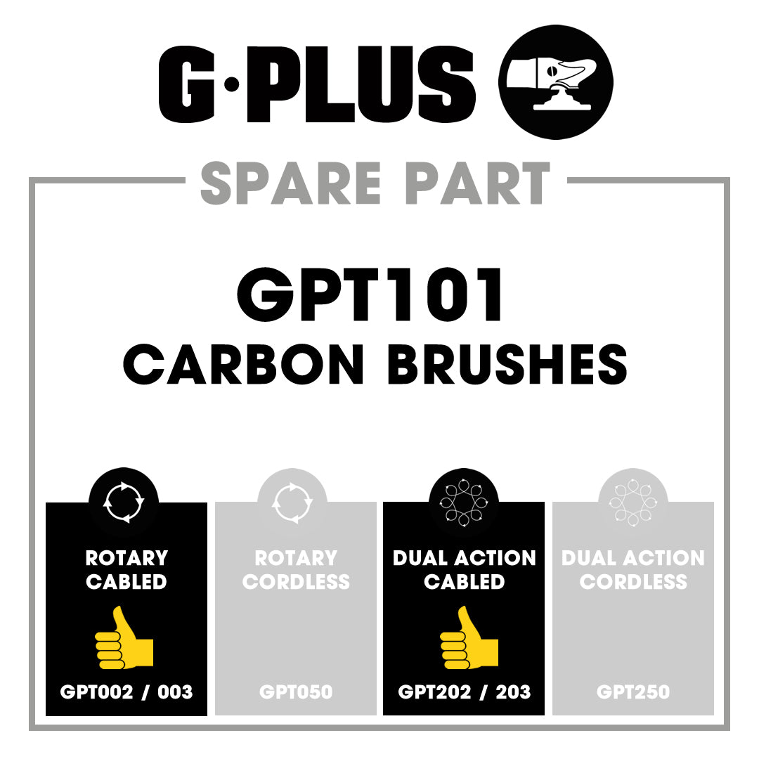 G PLUS CARBON BRUSHES FOR GPT002 / GPT003 / GPT202 / GPT203