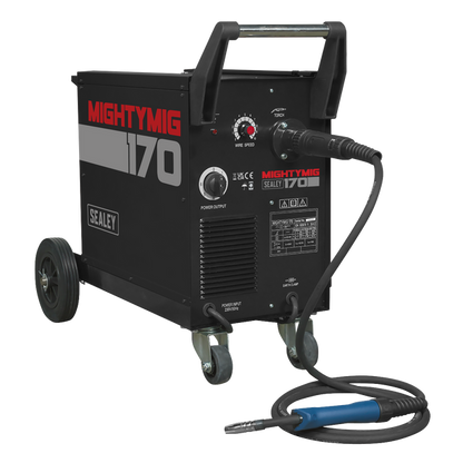SEALEY PROFESSIONAL GAS / NO GAS MIG WELDER 170A WITH EURO TORCH