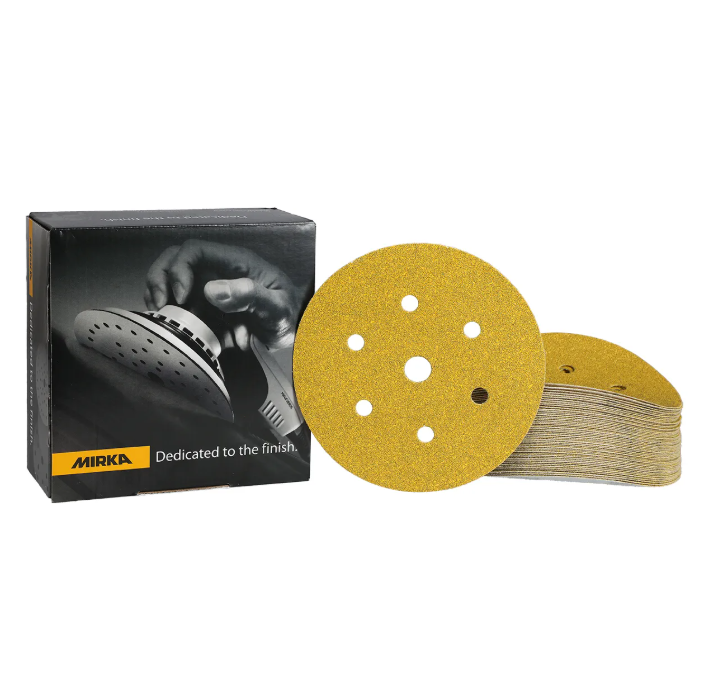 MIRKA GOLD DISCS 7 HOLE (150MM)
