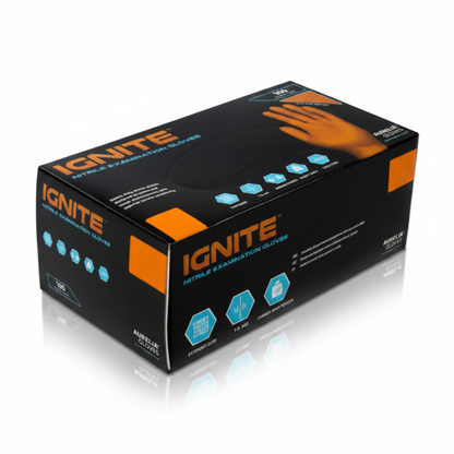 AURELIA IGNITE DIAMOND TEXTURED ORANGE GLOVES