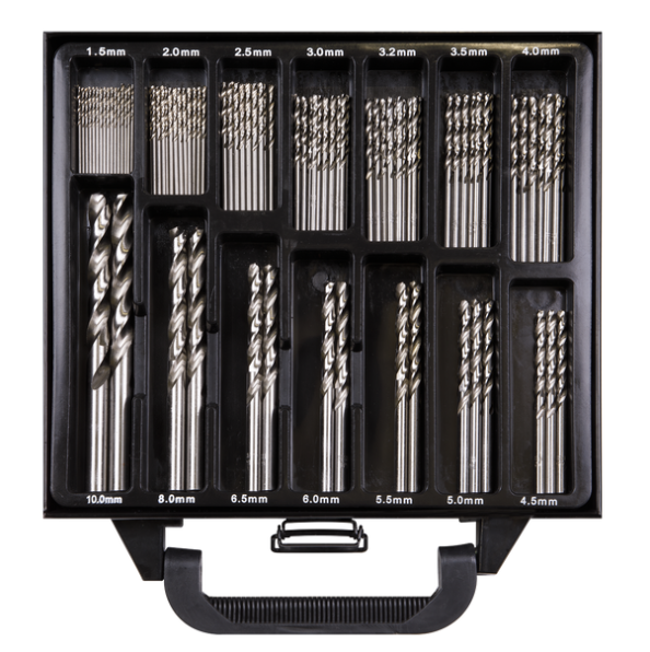 SEALEY HSS FULLY GROUND DRILL BIT SET 99PC