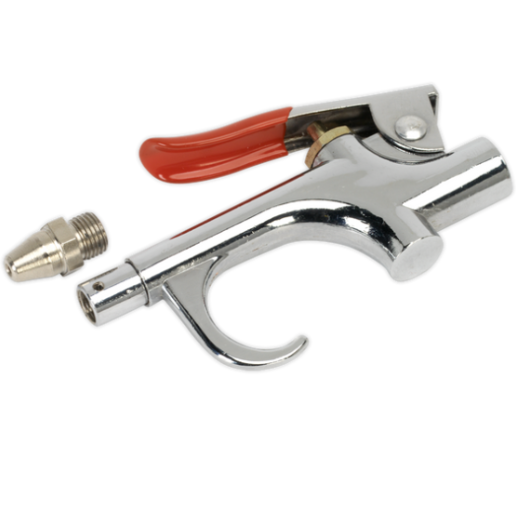 SEALEY PALM TYPE AIR BLOW GUN WITH 1/4" BSP AIR INLET & SAFETY NOZZLE (SA913)