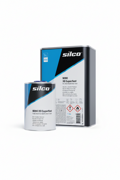 SILCO 9090 X9 SUPERFAST 3L WITH 9125 HARDENER 1L (KIT)