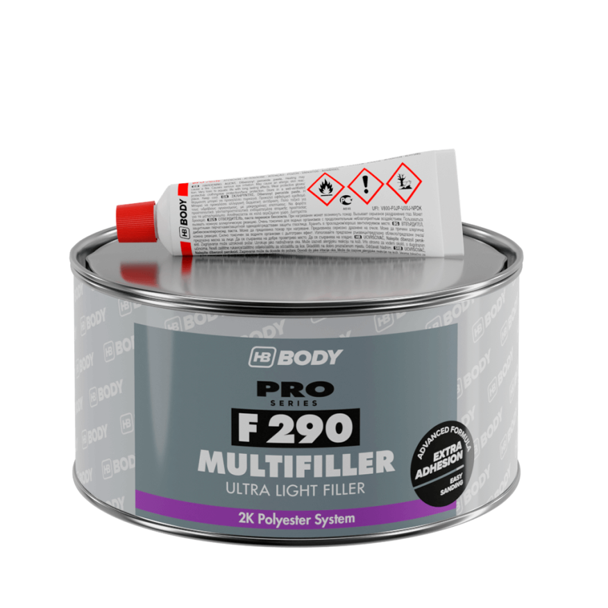 HB BODY F290 MULTIFILLER 1L W/ HARDENER