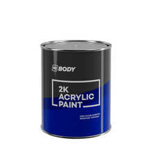 HB BODY 2K 2:1 SR ACRYLIC RAL 9005 GLOSS BLACK (1 LITRE)