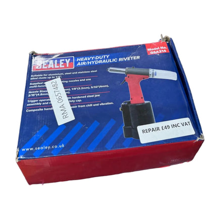 SEALEY GENERATION HEAVY DUTY AIR/HYDRAULIC RIVETER (REPAIRED)