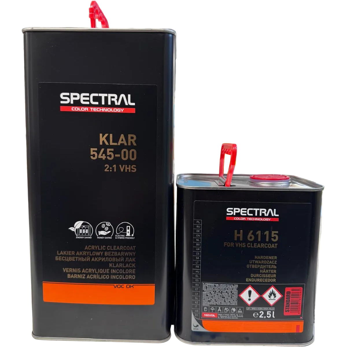 SPECTRAL KLAR 545-00 VHS CLEAR COAT KIT (7.5L)