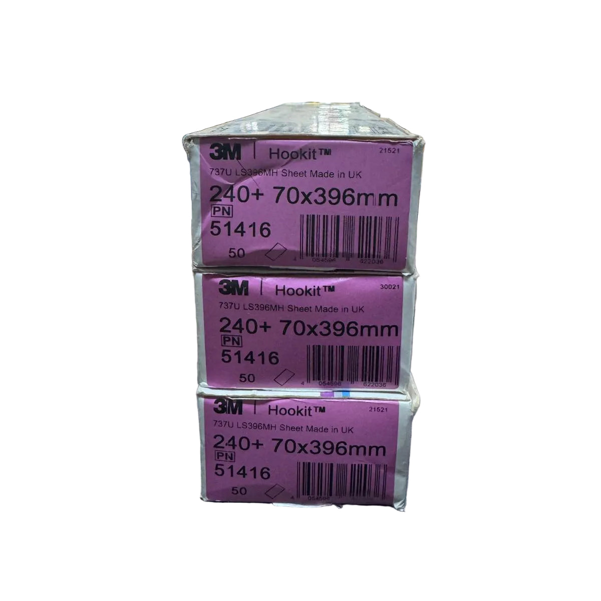 3M 51416 P240 70 X 396MM HOOKIT SHEETS (SALE)