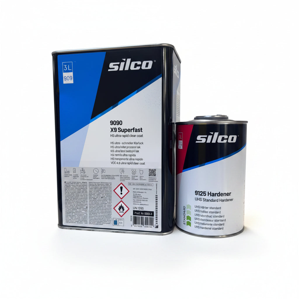 SILCO 9090 X9 SUPERFAST 3L WITH 9125 HARDENER 1L (KIT)
